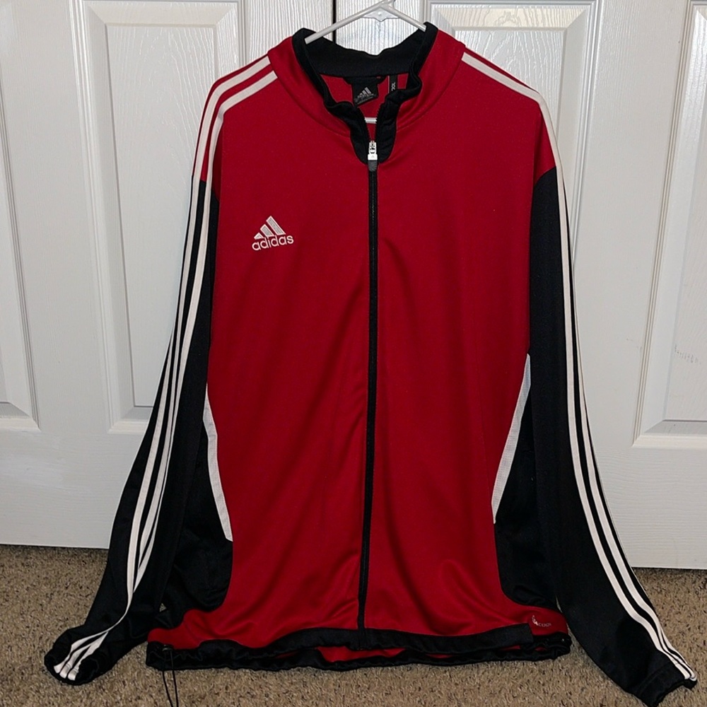 Men’s adidas zip up jacket / size Large